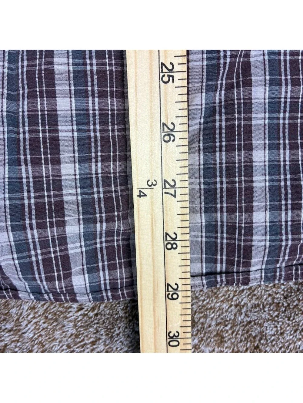 The North Face Men's Button Down Size Large Plaid
